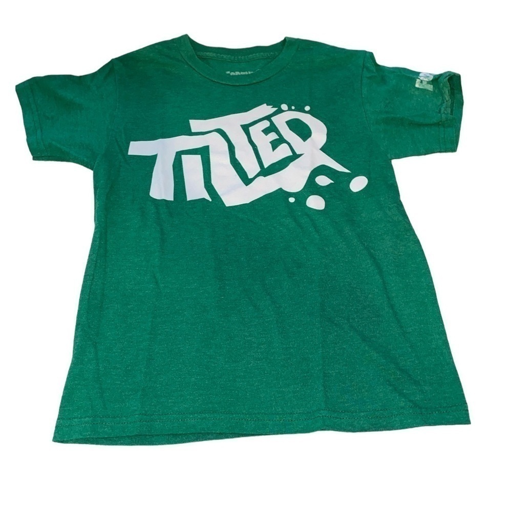 Fortnite T-shirt short sleeve rounded neckline “Tilted” on front size XSmall